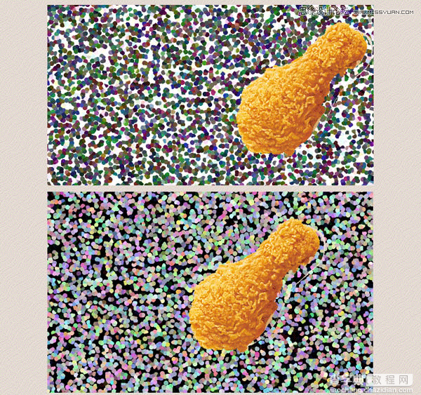 PhotoShop(PS)模仿绘制逼真的麦当劳炸鸡翅图标实例教程7