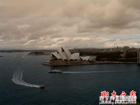 Photoshop将悉尼歌剧院图片调制出霞光效果4