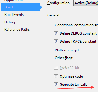 C#中尾递归的使用、优化及编译器优化5