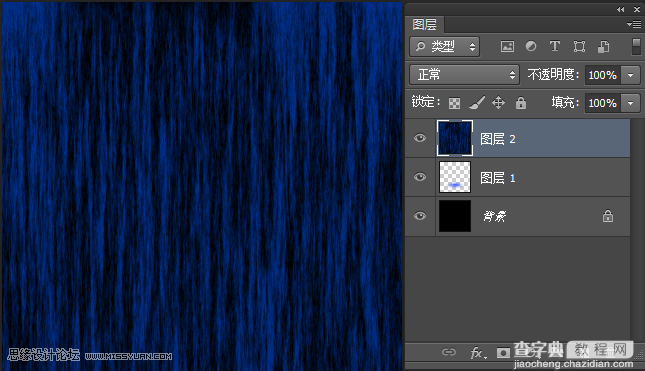 Photoshop制作梦幻绚丽的蓝色放射光束效果图6