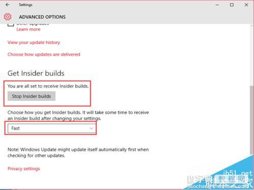 Win10 Insider Preview版本如何升级至win10 Build 10547?3