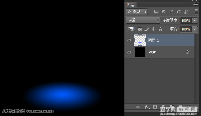 Photoshop制作梦幻绚丽的蓝色放射光束效果图4