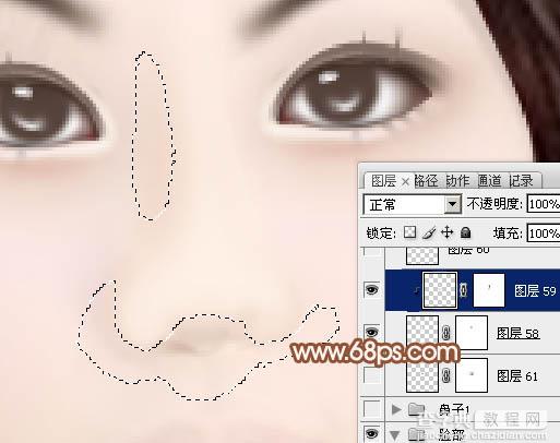 Photoshop将果子美女制作成清纯的古典手绘效果25