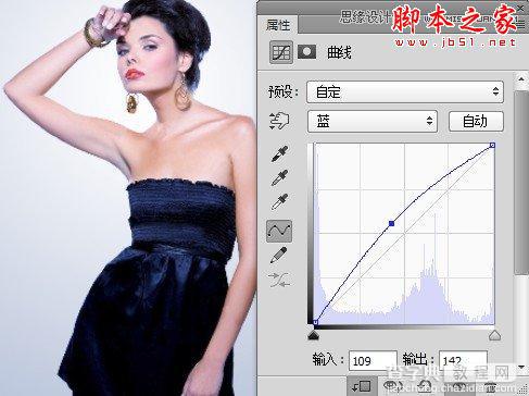 Photoshop将美女图片打造出创意风格的水墨效果8