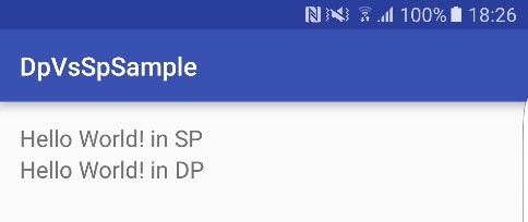 Android 中SP与DP的区别实例详解1