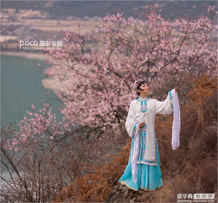 Photoshop制作精美的中国风外景古装美女图片6
