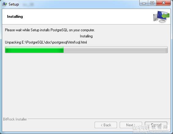 windows PostgreSQL 9.1 安装详细步骤7