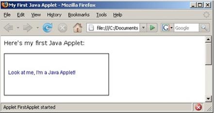 教你构建第一个Java Applet程序7