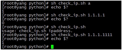 python和shell实现的校验IP地址合法性脚本分享2