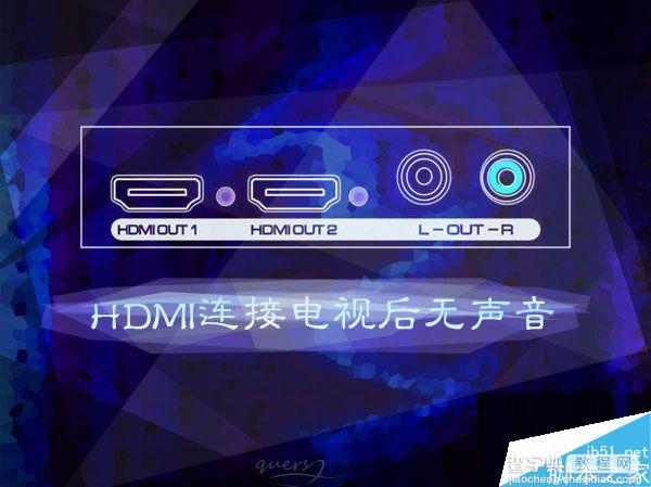 Win8系统使用HDMI连接电视后无声音播放怎么办？1
