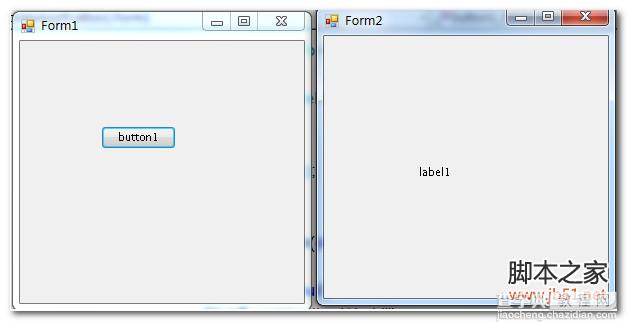 winform使用委托和事件来完成两个窗体之间通信的实例1