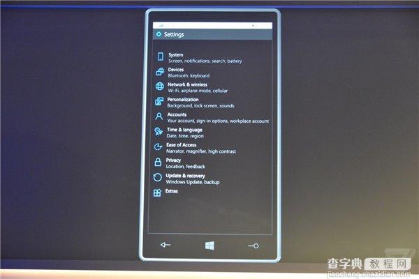 手机版Windows 10全方位展示：全新触摸Office、通用应用5