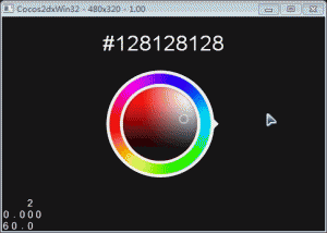 Cocos2d-x UI开发之CCControlColourPicker控件类使用实例1