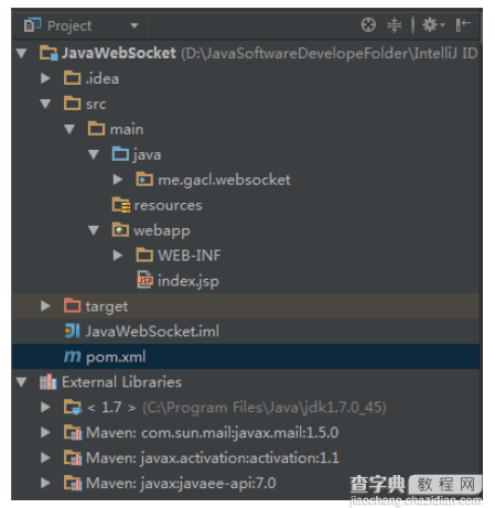 Java后端Tomcat实现WebSocket实例教程1