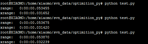 python中range()与xrange()用法分析1