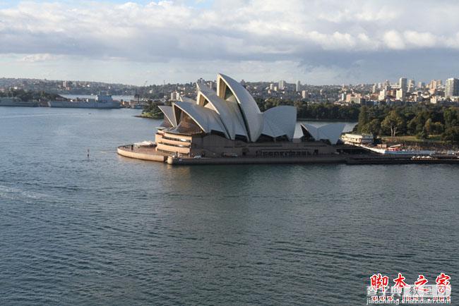Photoshop将悉尼歌剧院图片调制出霞光效果2