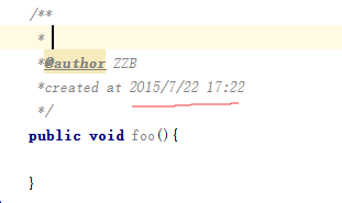 Android Studio注释模板介绍7