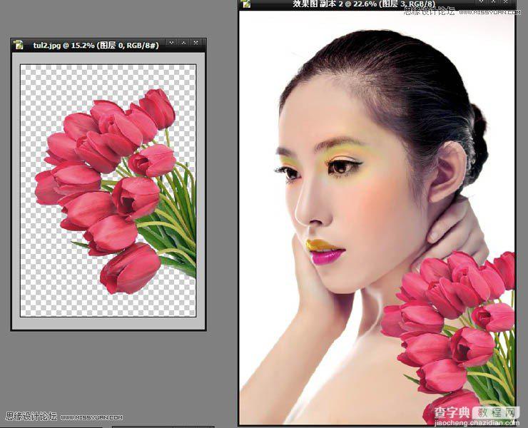 Photoshop为美女模特增加惊艳的彩妆效果16