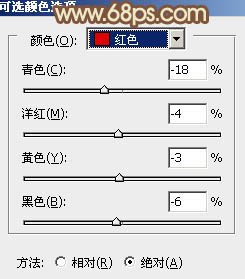 Photoshop将花草中的人物图片增加甜美的淡褐色12