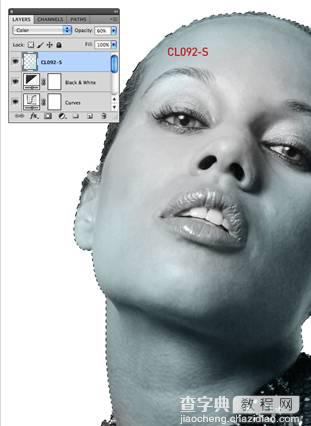 Photoshop设计时尚大气的彩绘杂志封面12