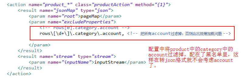 Struts2在打包json格式的懒加载异常问题1