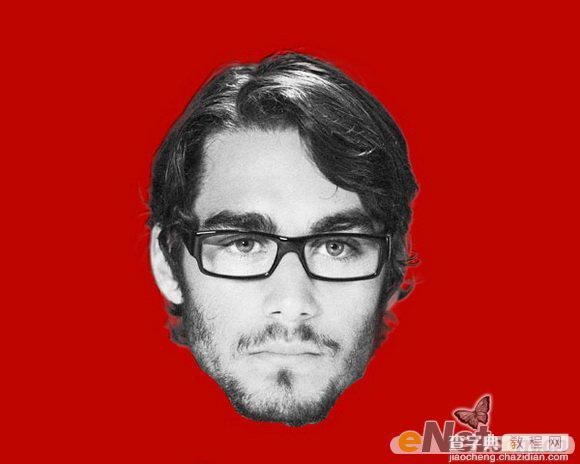 photoshop利用画笔及图层样式制作颓废的古典头像海报8