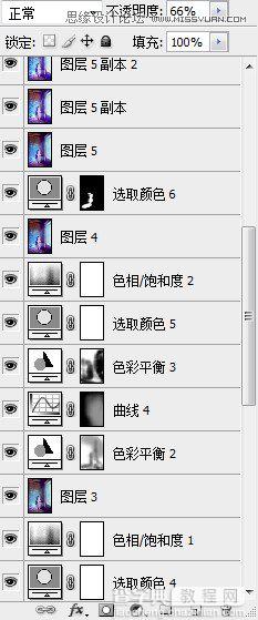 Photoshop调出室内人像绚丽渐变色调效果10