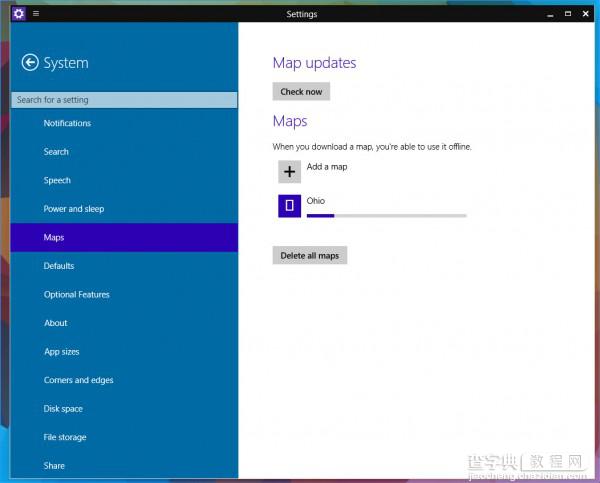 Win10 Build 9888怎么使用离线地图功能3