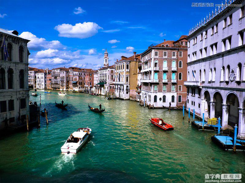 Photoshop利用lightroom调出威尼斯风景照片清新通透色彩10