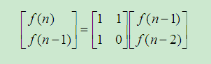 斐波那契数列 优化矩阵求法实例1