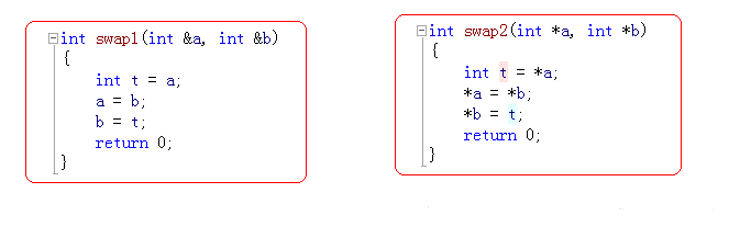 举例剖析C++中引用的本质及引用作函数参数的使用1