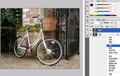 PS利用色阶工具为图片调出色彩浓厚的怀旧彩照效果3