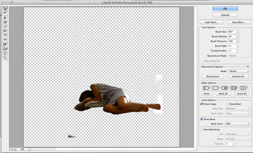 photoshop制作人物漂浮效果的实例教程9