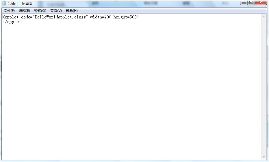 在JDK和Eclipse下如何编写和运行Java Applet3