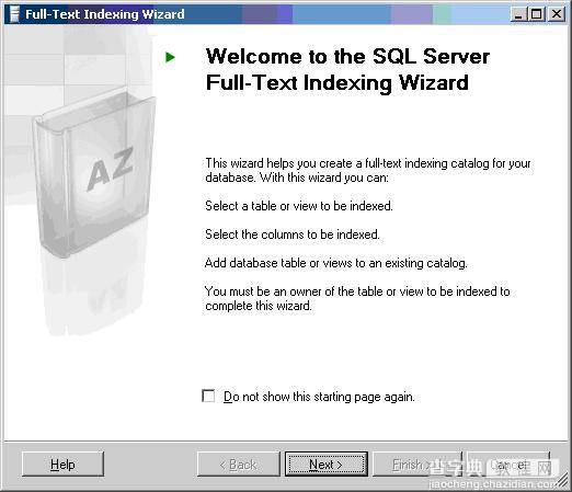 SQL Server 2005 中做全文检索的方法分享4