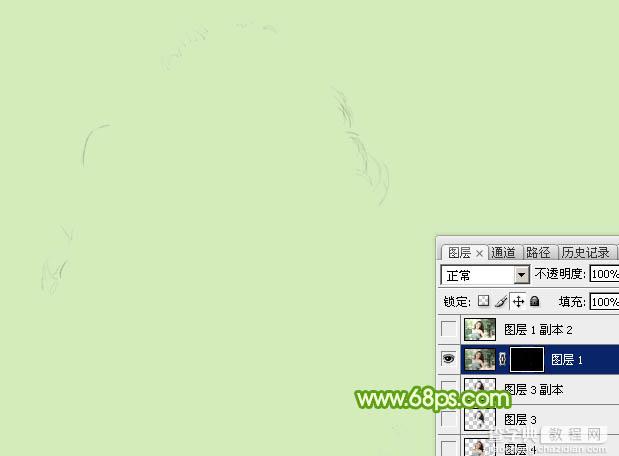 photoshop利用通道保细节抠出细腻的发丝52