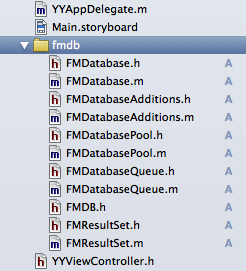 iOS开发中使用FMDB来使程序连接SQLite数据库2