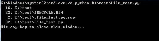 python判断windows隐藏文件的方法2
