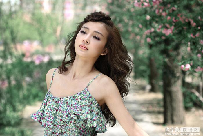 photoshop利用通道保细节抠出细腻的发丝1