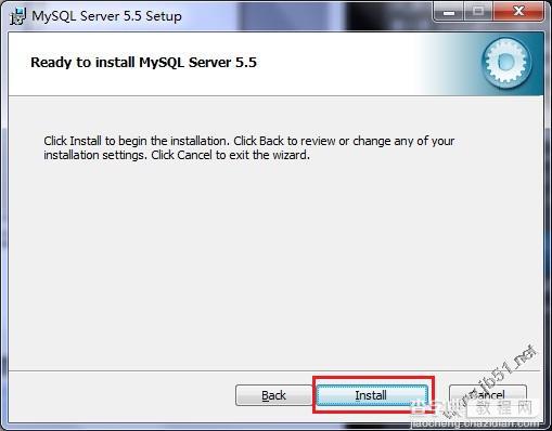Win7系统安装MySQL5.5.21图解教程8