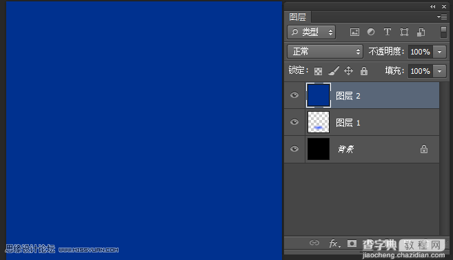 Photoshop制作梦幻绚丽的蓝色放射光束效果图5