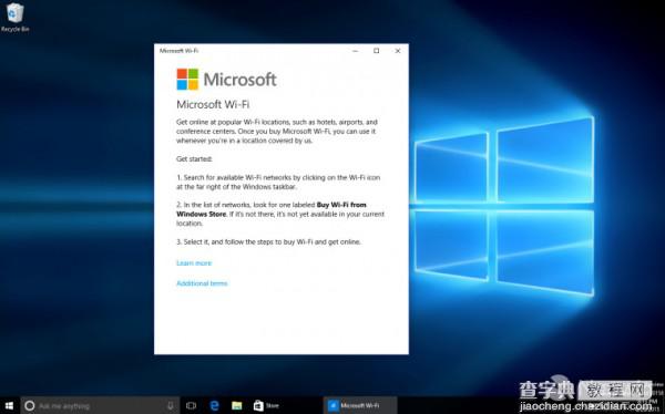 Windows 10 10158预览版新增Microsoft WiFi新应用1