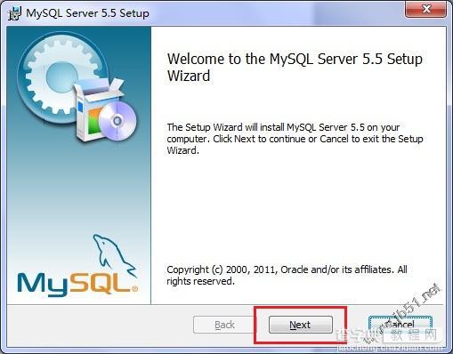 Win7系统安装MySQL5.5.21图解教程4