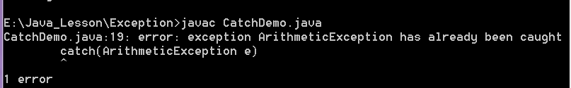 Java异常处理实例分析3