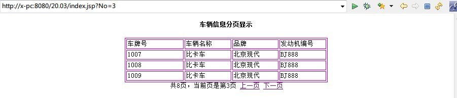 Hibernate框架数据分页技术实例分析2