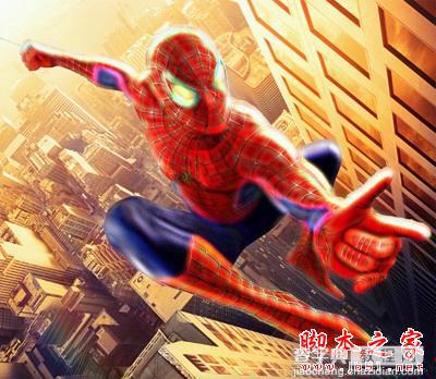 photoshop CS 设计制作被冰封蜘蛛侠7