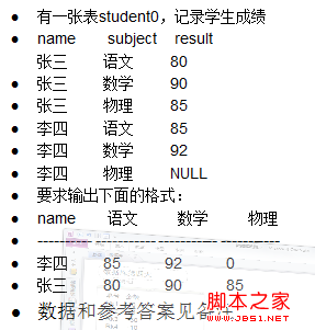 case 嵌套查询与连接查询你需要懂得2