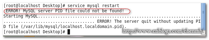 解决Mysql服务器启动时报错问题的方法8