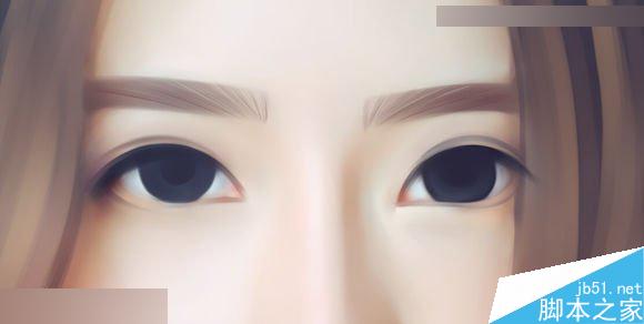 Photoshop给清纯女孩打造唯美的封面手绘效果图35