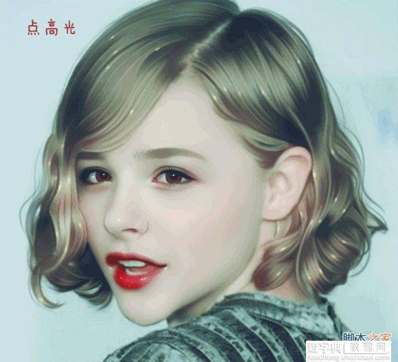 PS结合SAI将美女照片打造完美转手绘照片27